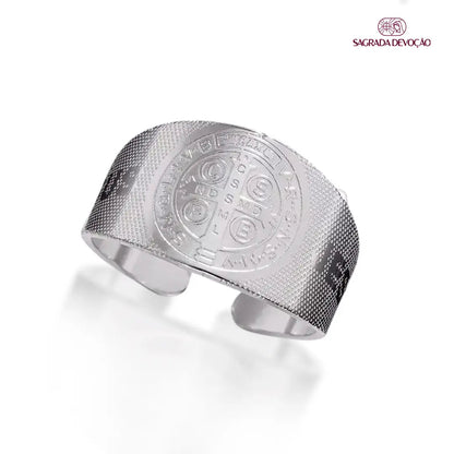 Anel São Bento Prata 925 - Ajustável