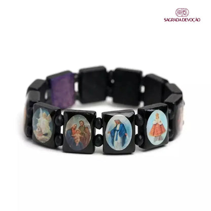 Pulseira de Madeira Devoção e Nostalgia