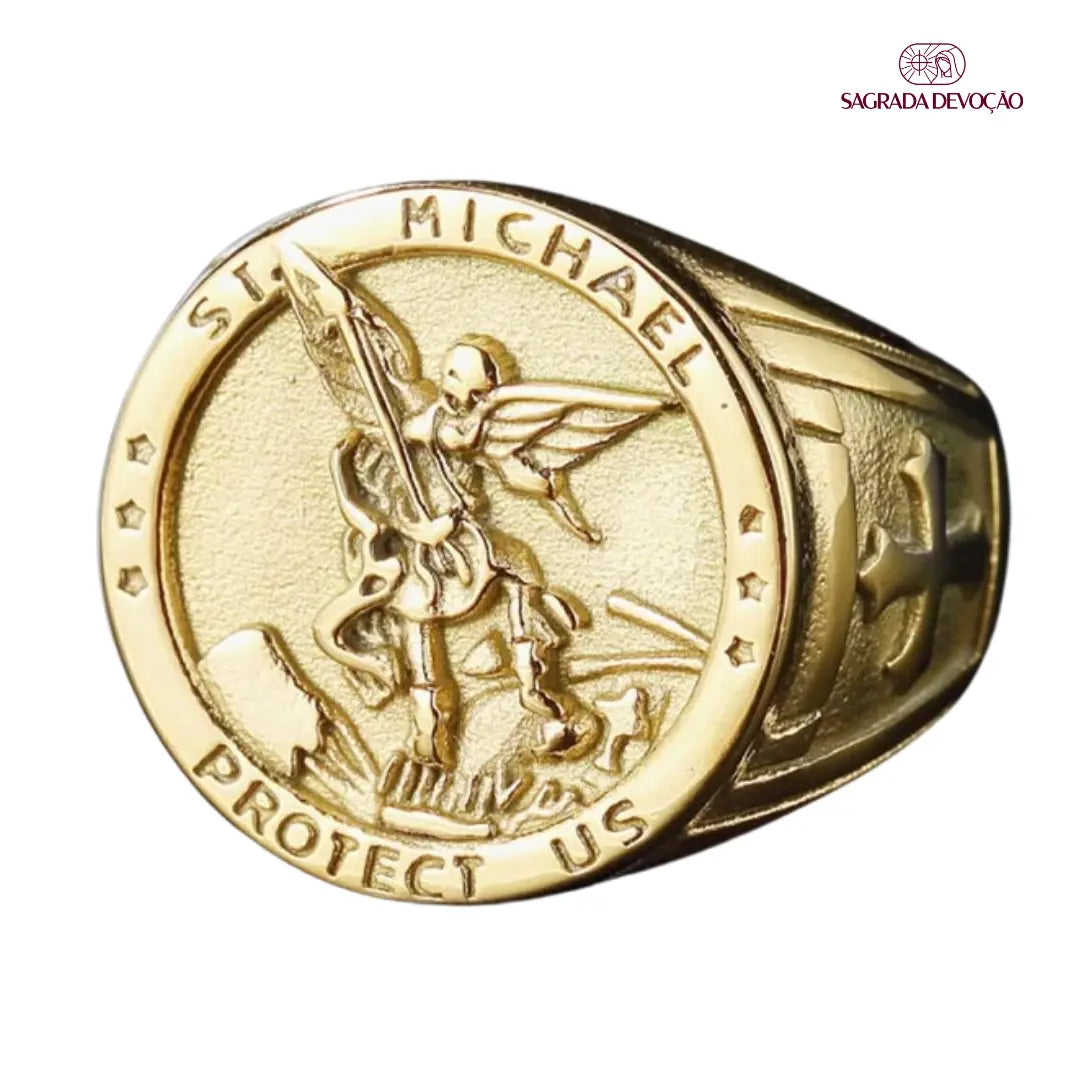 Anel São Miguel Arcanjo Proteção