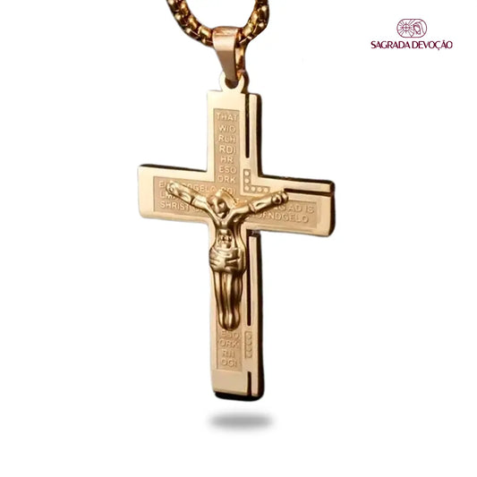 Colar de Cruz Jesus