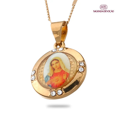Colar Sagrado Coração de Maria