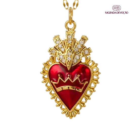 Colar Sagrado Coração | Paz Infinita