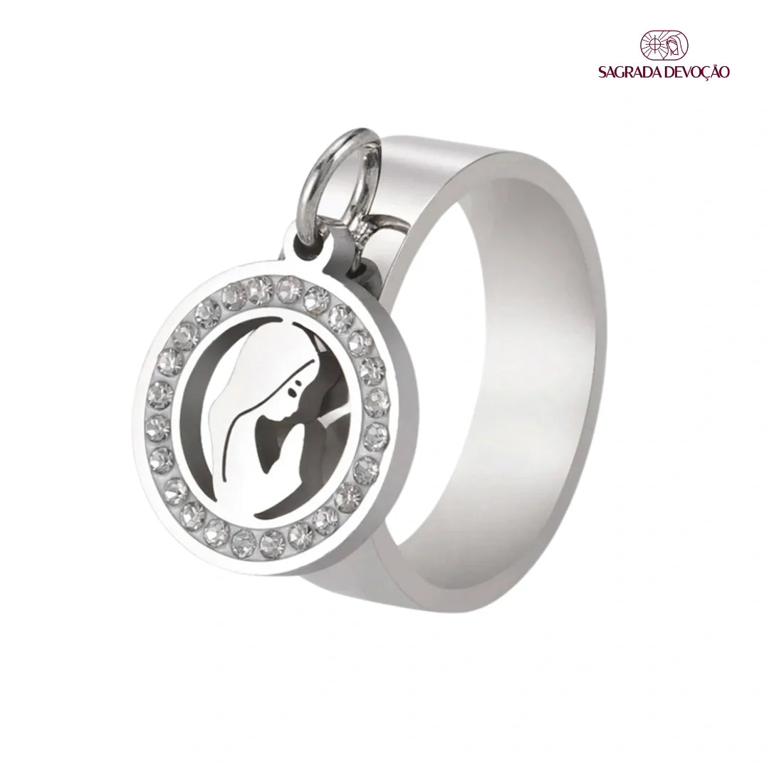 Anel Medalha de Maria de Nazaré