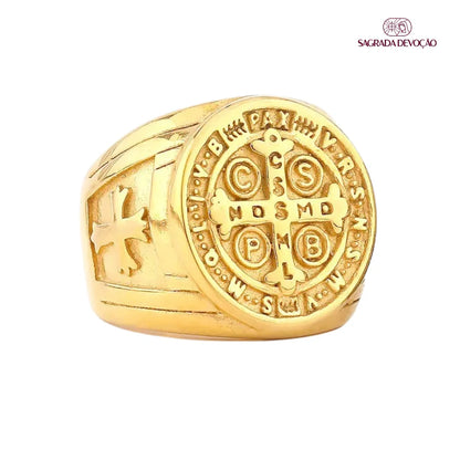 Anel de São Bento Inoxidável Premium