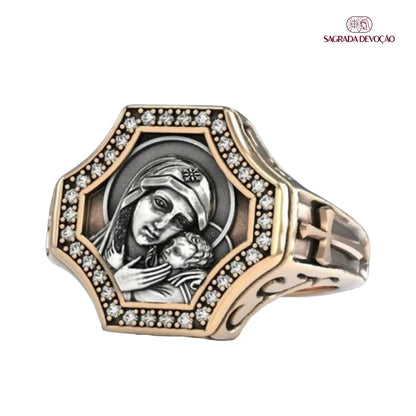 Anel Sagrado Amor de Maria e Jesus