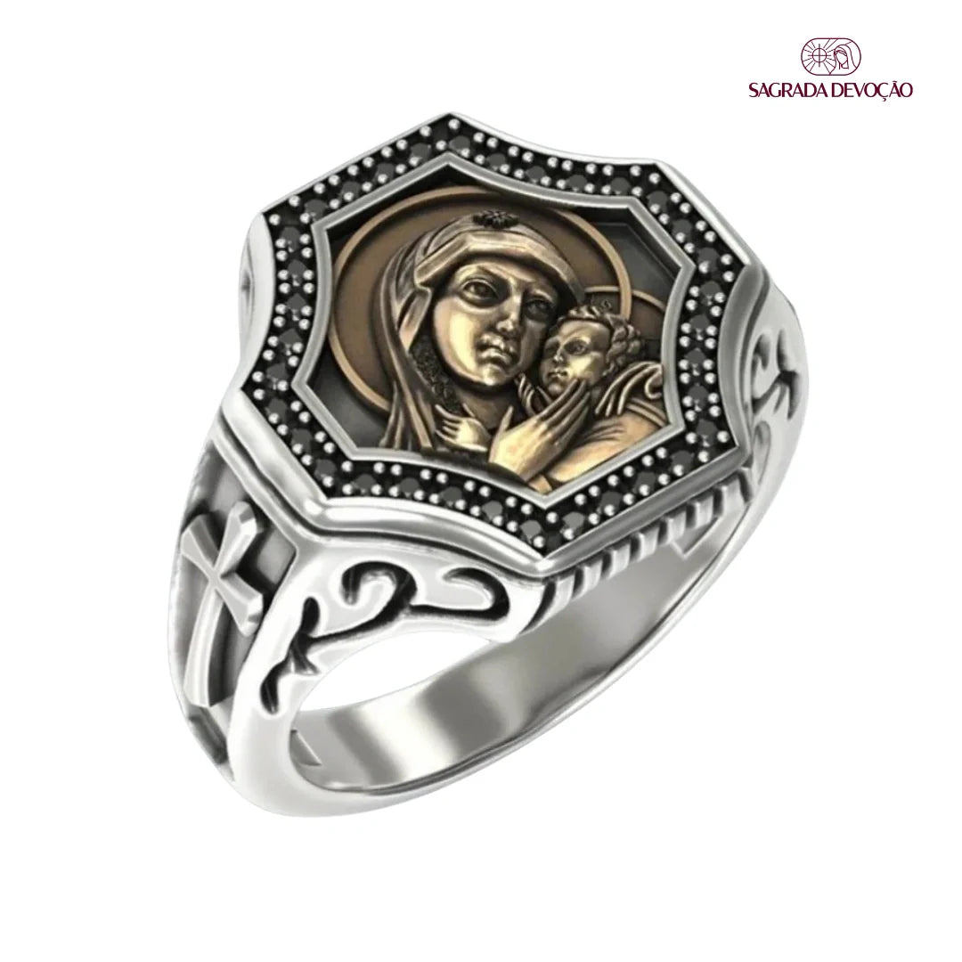 Anel Sagrado Amor de Maria e Jesus